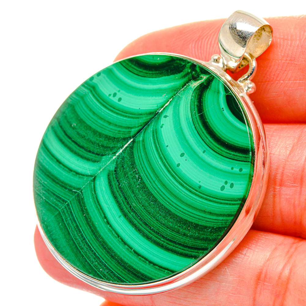 Malachite Pendants handcrafted by Ana Silver Co - PD16979