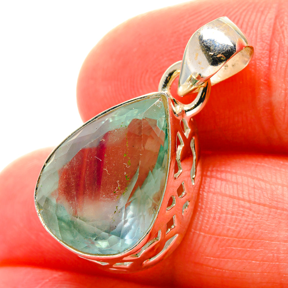 Green Fluorite Pendants handcrafted by Ana Silver Co - PD16990