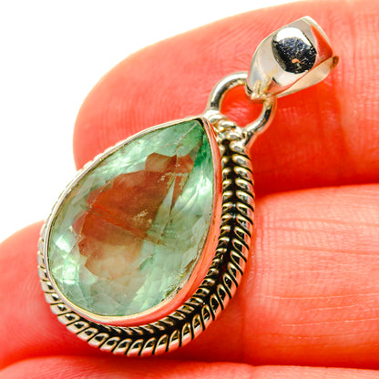 Green Fluorite Pendants handcrafted by Ana Silver Co - PD16995
