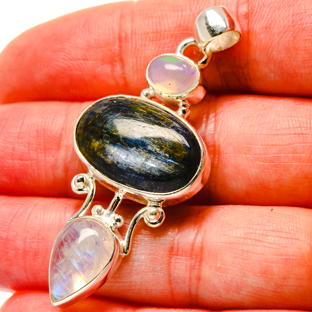 Kyanite Pendants handcrafted by Ana Silver Co - PD17028