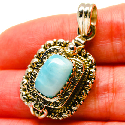 Larimar Pendants handcrafted by Ana Silver Co - PD17030
