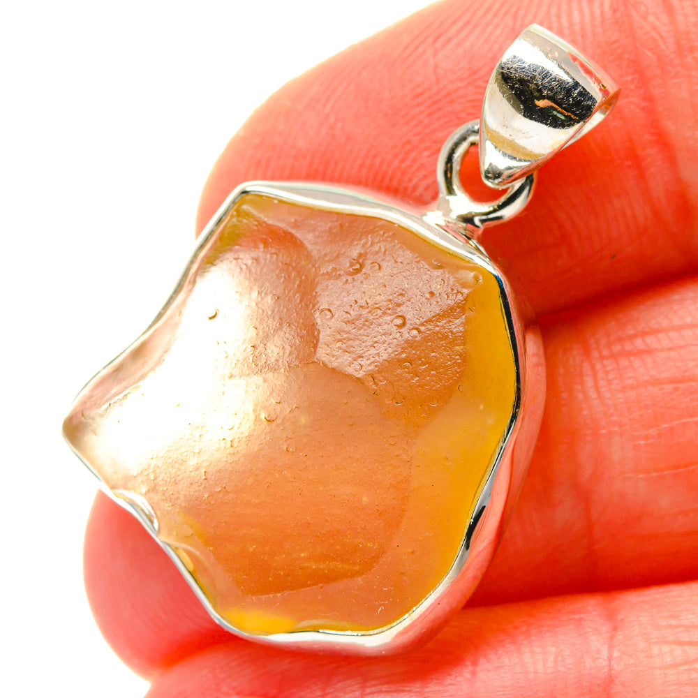 Libyan Glass Pendants handcrafted by Ana Silver Co - PD17071