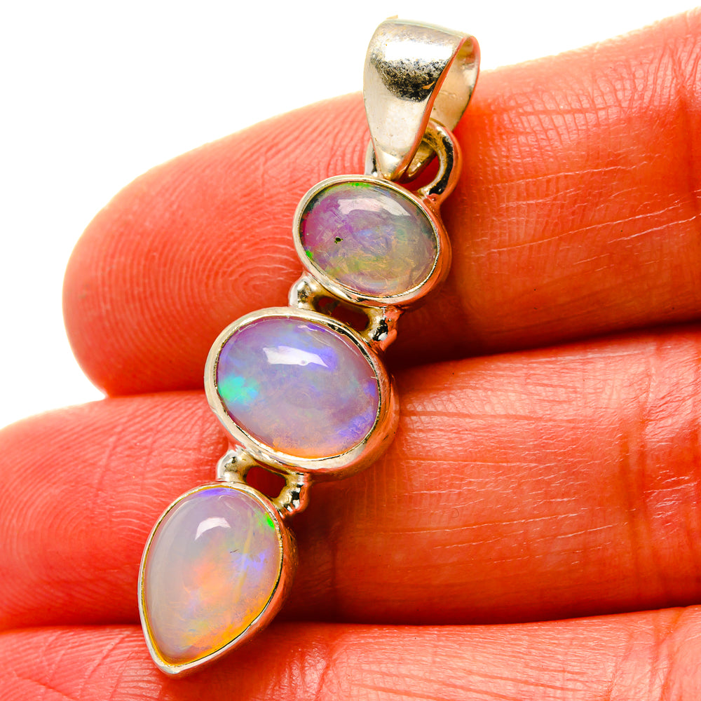 Ethiopian Opal Pendants handcrafted by Ana Silver Co - PD17090