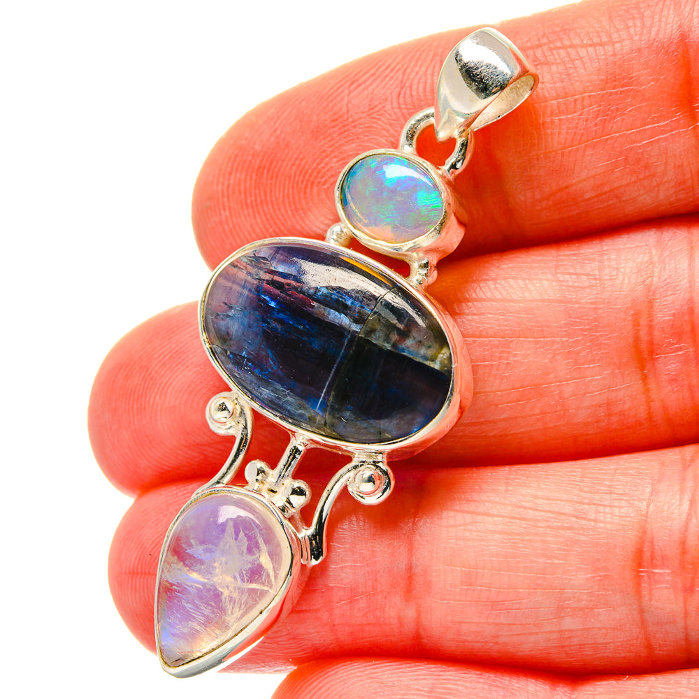 Kyanite Pendants handcrafted by Ana Silver Co - PD17092
