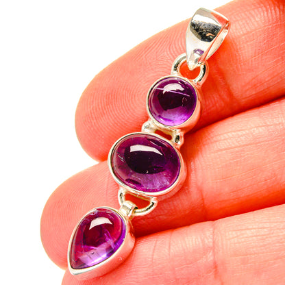 Amethyst Pendants handcrafted by Ana Silver Co - PD17129