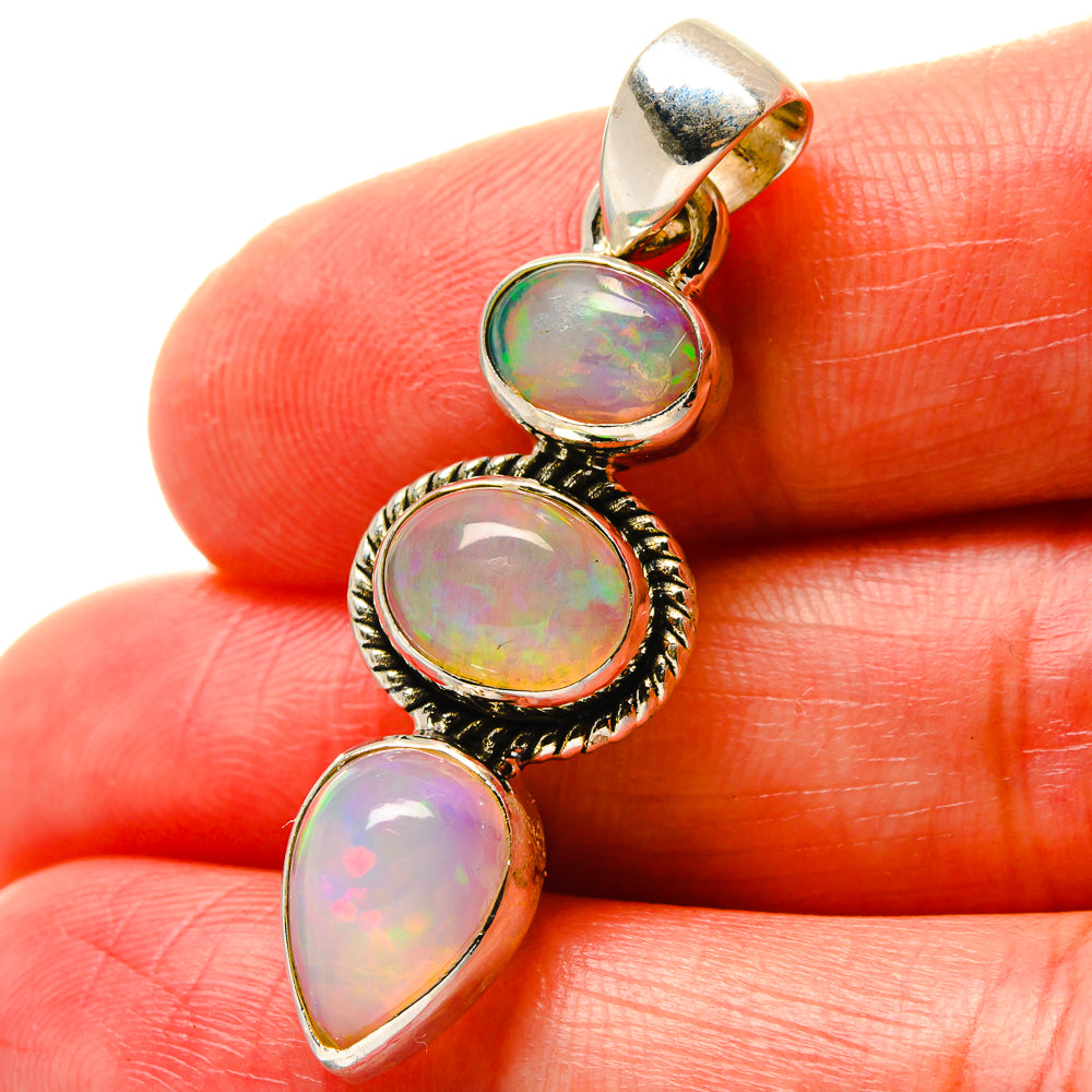 Ethiopian Opal Pendants handcrafted by Ana Silver Co - PD17136