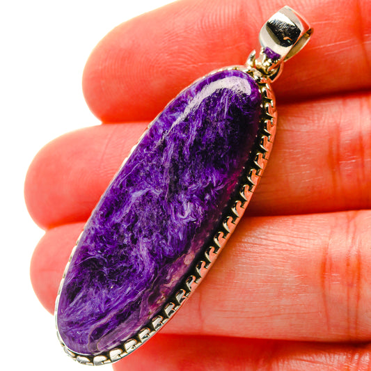 Charoite Pendants handcrafted by Ana Silver Co - PD17159