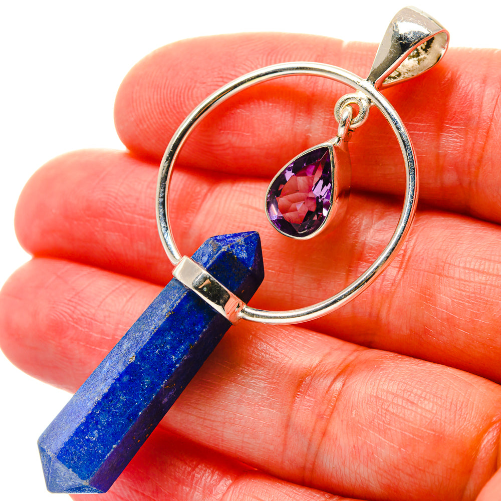 Lapis Lazuli Pendants handcrafted by Ana Silver Co - PD17162