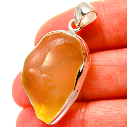Libyan Glass Pendants handcrafted by Ana Silver Co - PD17164
