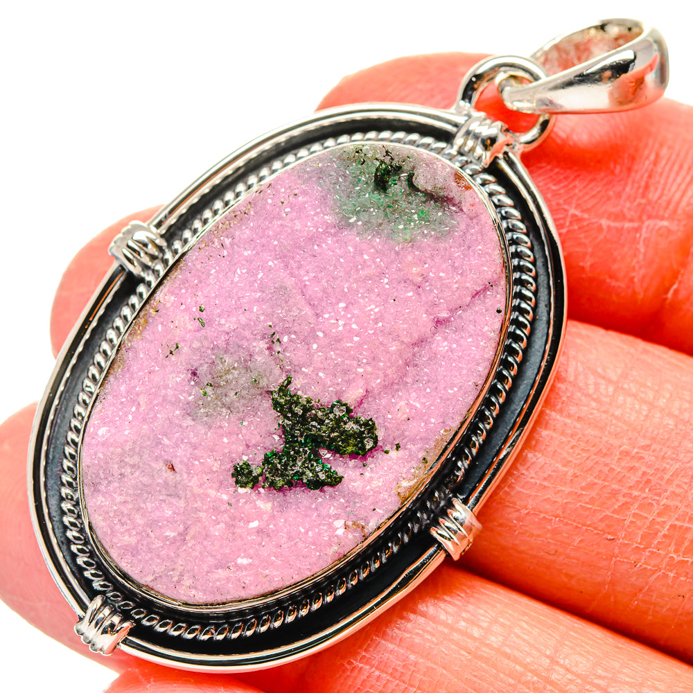Rhodonite Pendants handcrafted by Ana Silver Co - PD17180