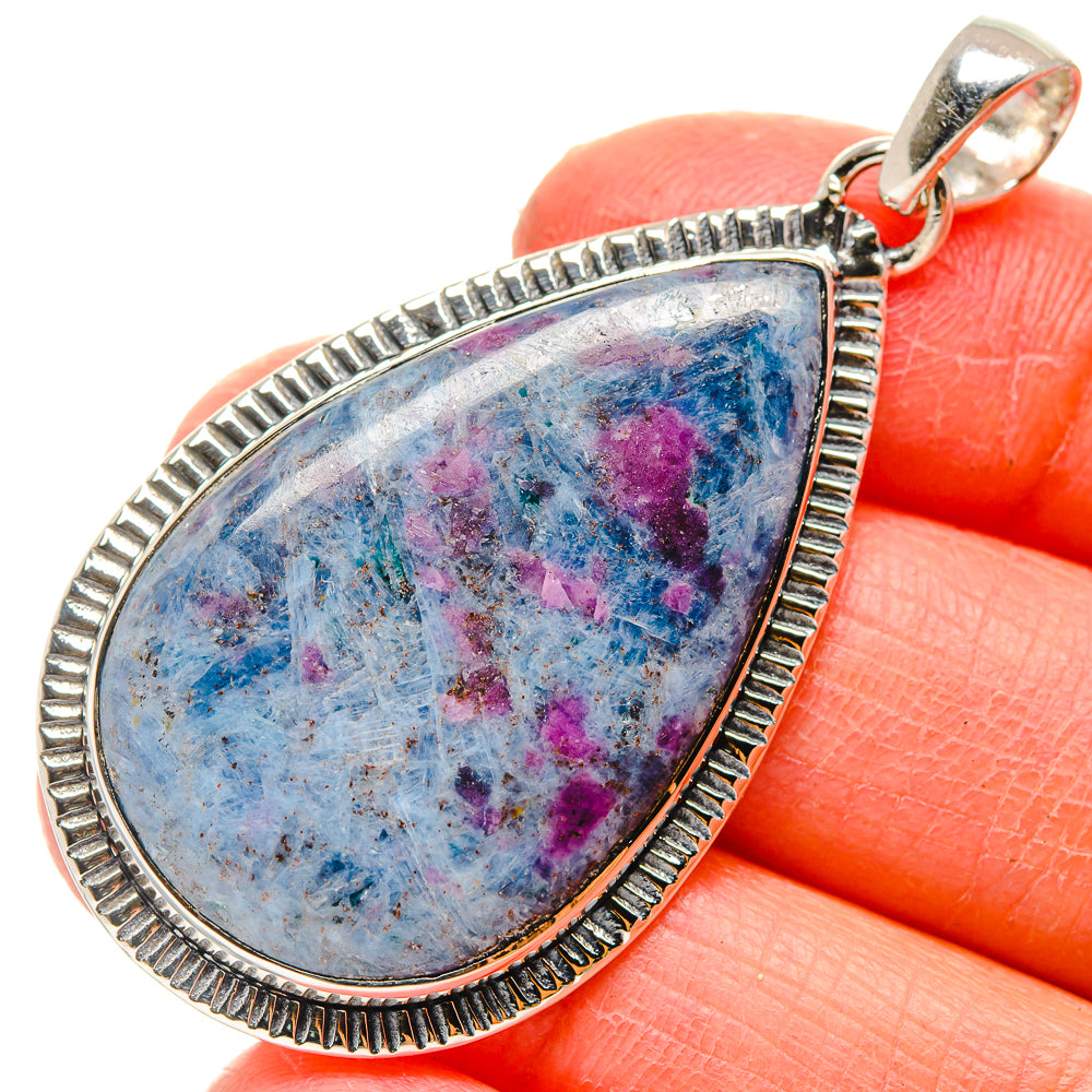 Ruby Fuchsite Pendants handcrafted by Ana Silver Co - PD17192