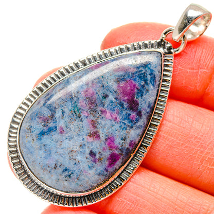 Ruby Fuchsite Pendants handcrafted by Ana Silver Co - PD17192
