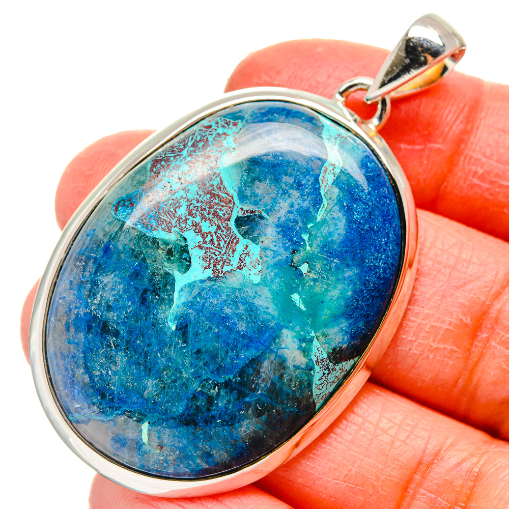 Chrysocolla Pendants handcrafted by Ana Silver Co - PD17196