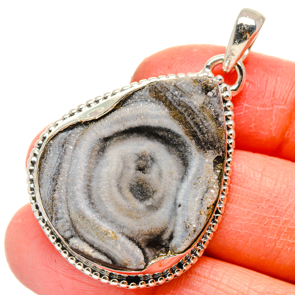 Desert Druzy Pendants handcrafted by Ana Silver Co - PD17213