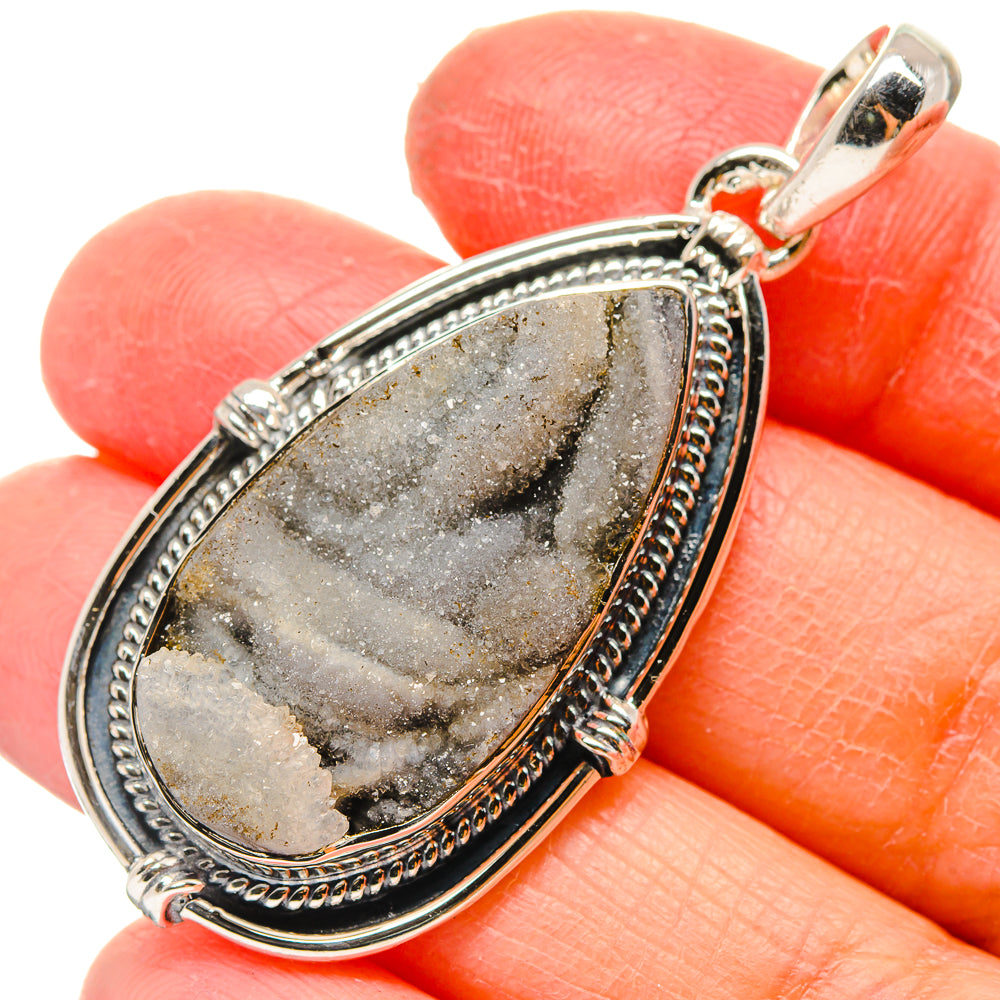 Desert Druzy Pendants handcrafted by Ana Silver Co - PD17219
