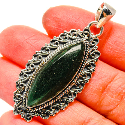 Green Aventurine Pendants handcrafted by Ana Silver Co - PD17225