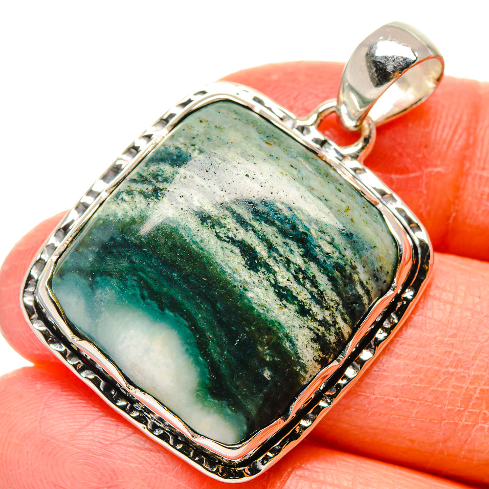 Lizard Jasper Pendants handcrafted by Ana Silver Co - PD17233