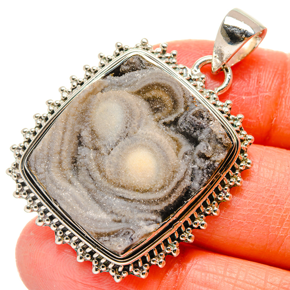 Desert Druzy Pendants handcrafted by Ana Silver Co - PD17236