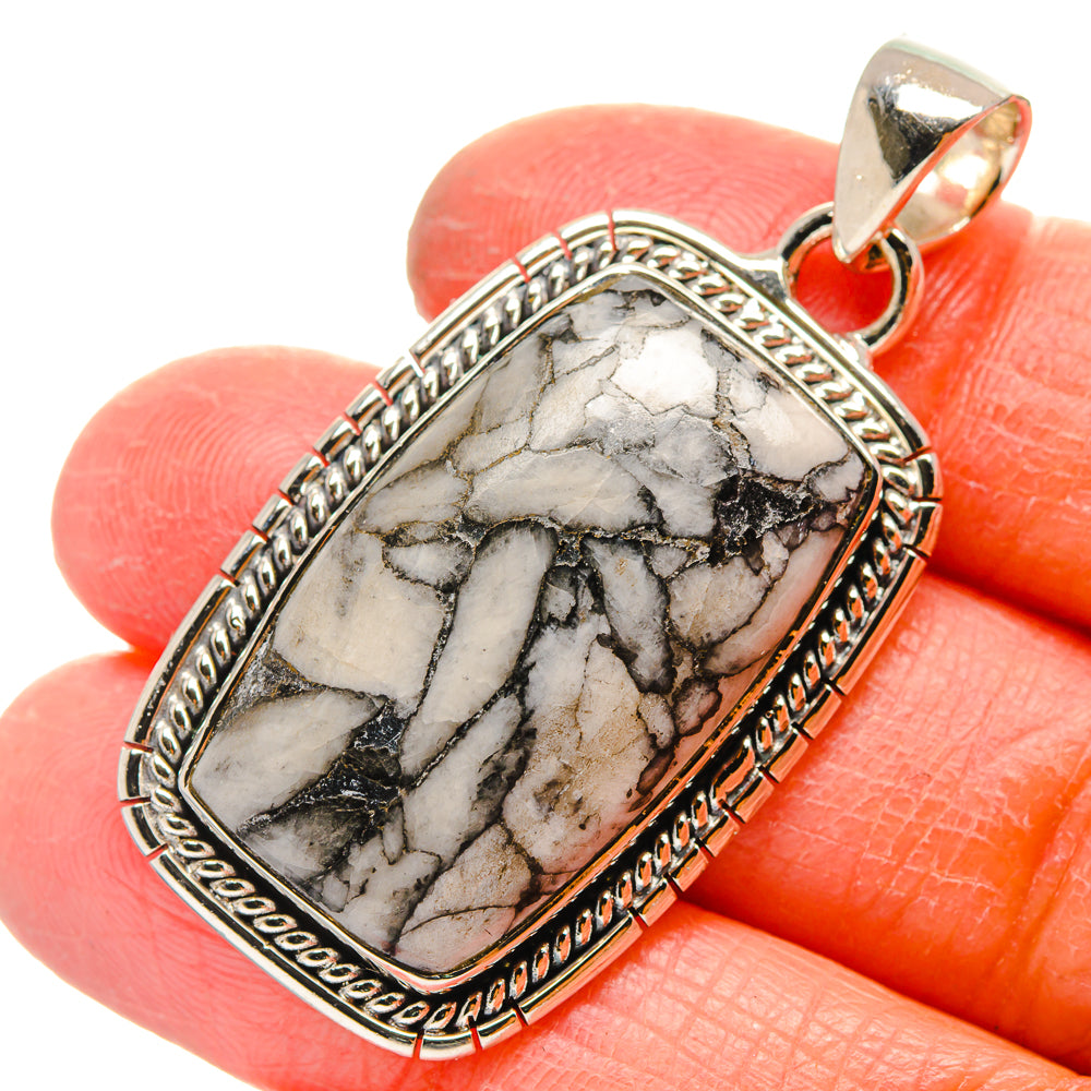 Pinolith Jasper Pendants handcrafted by Ana Silver Co - PD17255
