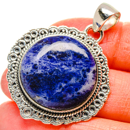 Sodalite Pendants handcrafted by Ana Silver Co - PD17256