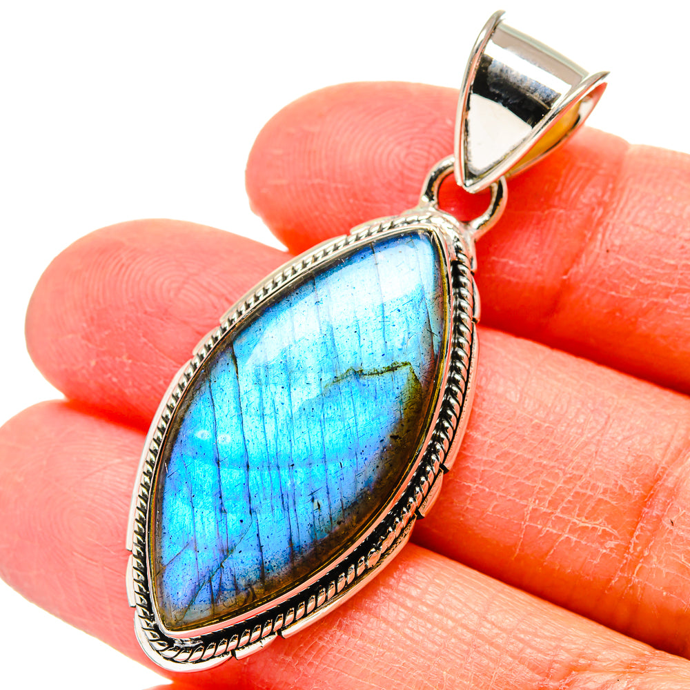 Labradorite Pendants handcrafted by Ana Silver Co - PD17271