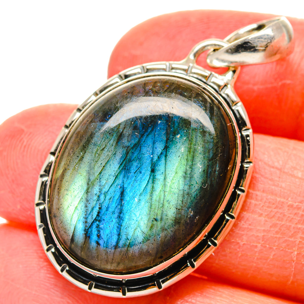 Labradorite Pendants handcrafted by Ana Silver Co - PD17272