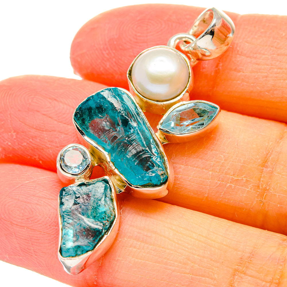 Apatite Pendants handcrafted by Ana Silver Co - PD17307