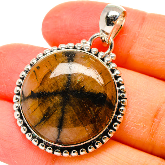 Chiastolite Pendants handcrafted by Ana Silver Co - PD17319