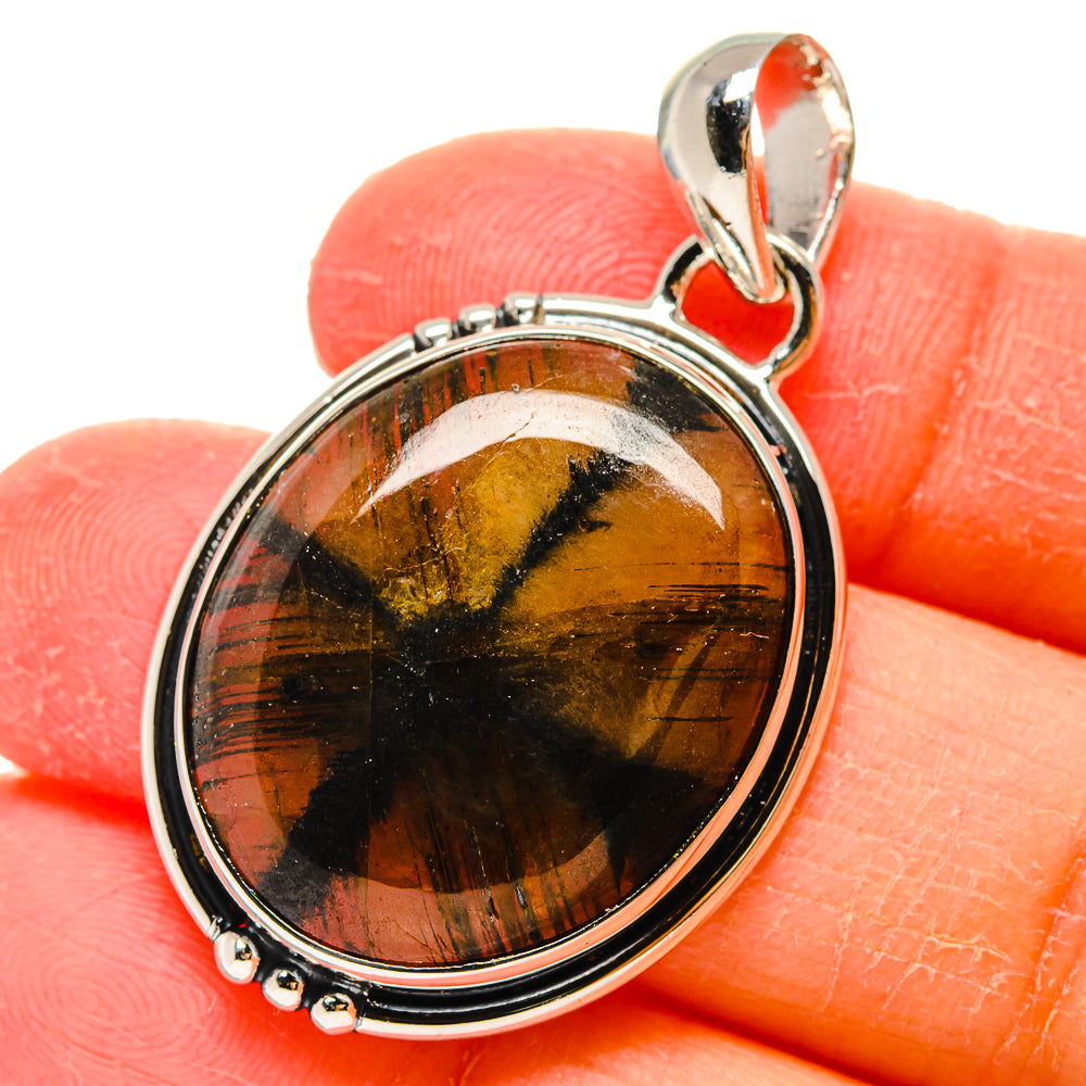 Chiastolite Pendants handcrafted by Ana Silver Co - PD17320