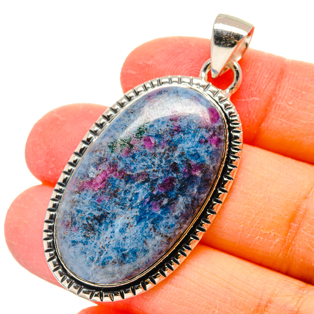 Ruby Fuchsite Pendants handcrafted by Ana Silver Co - PD17325