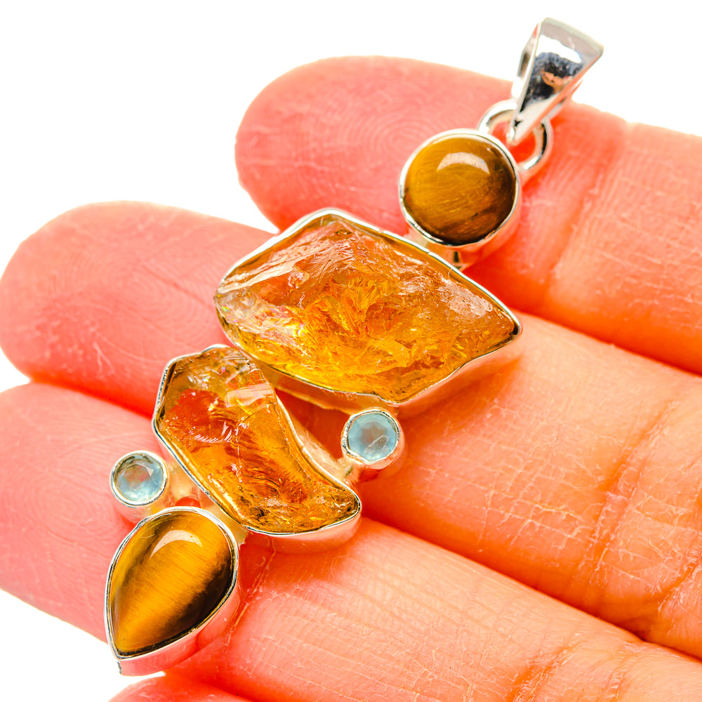 Libyan Glass Pendants handcrafted by Ana Silver Co - PD17338