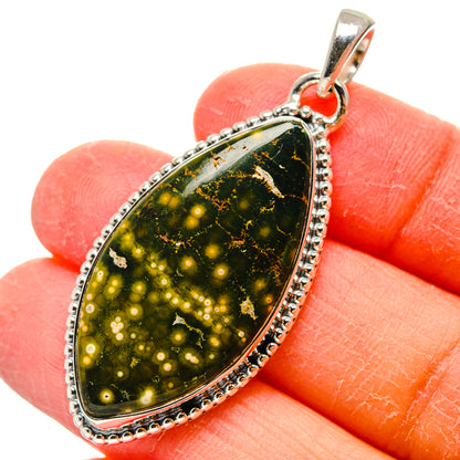 Ocean Jasper Pendants handcrafted by Ana Silver Co - PD17341