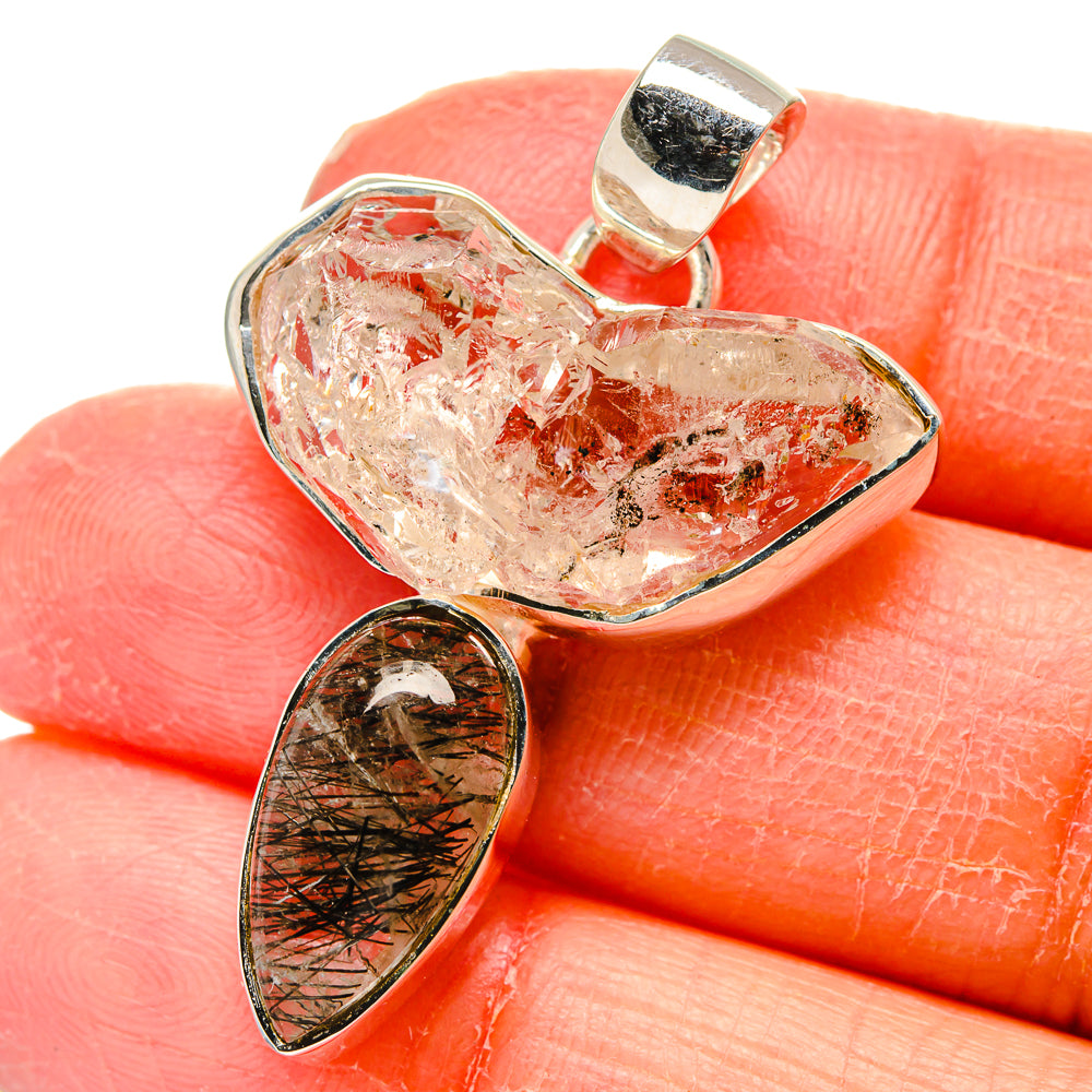 Herkimer Diamond Pendants handcrafted by Ana Silver Co - PD17354