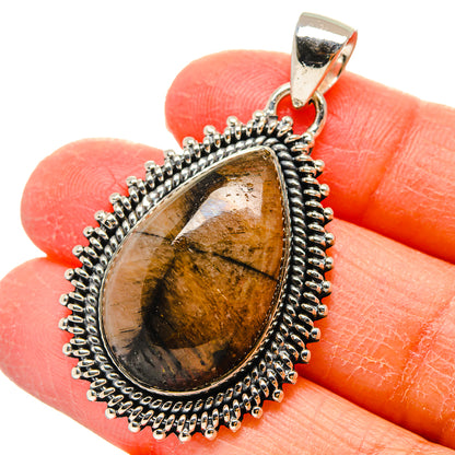 Chiastolite Pendants handcrafted by Ana Silver Co - PD17360