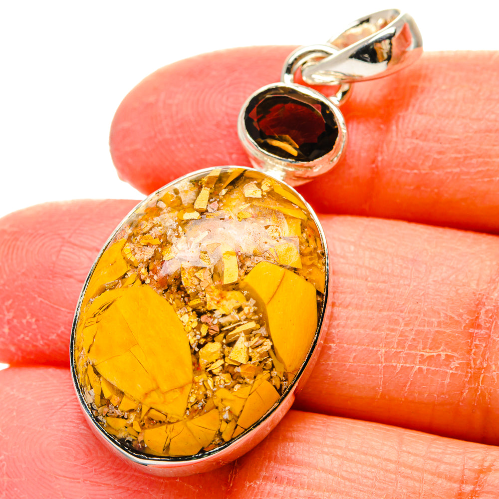 Brecciated Mookaite Pendants handcrafted by Ana Silver Co - PD17362