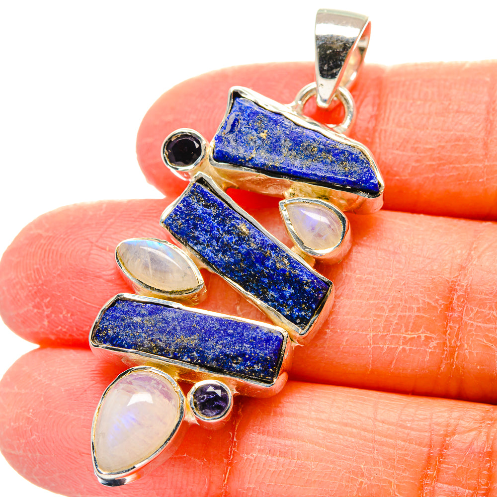 Lapis Lazuli Pendants handcrafted by Ana Silver Co - PD17365