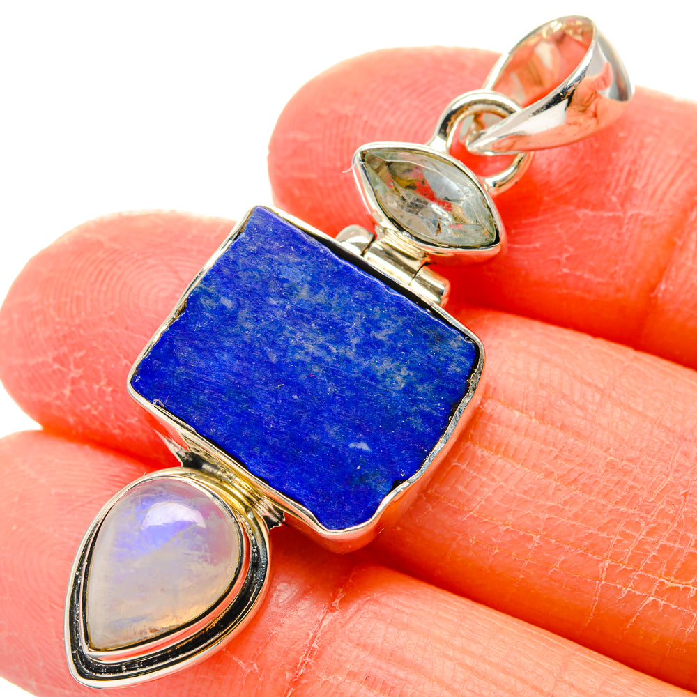 Lapis Lazuli Pendants handcrafted by Ana Silver Co - PD17368