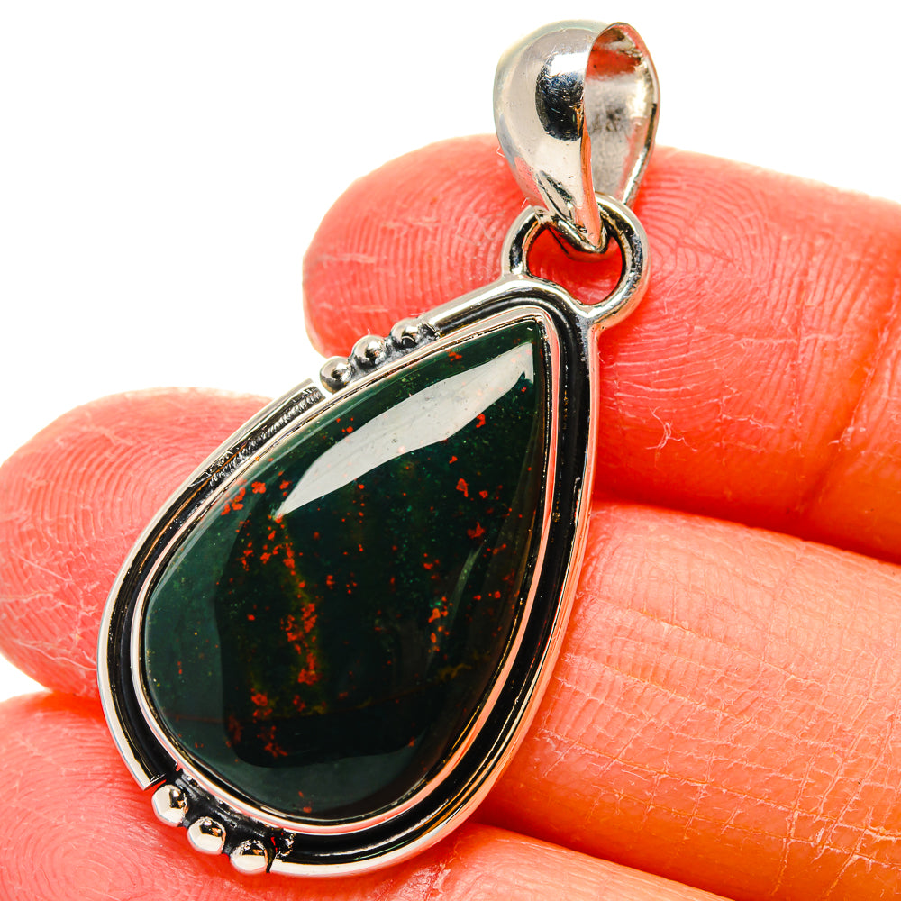 Bloodstone Pendants handcrafted by Ana Silver Co - PD17369