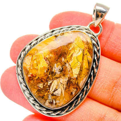 Brecciated Mookaite Pendants handcrafted by Ana Silver Co - PD17371