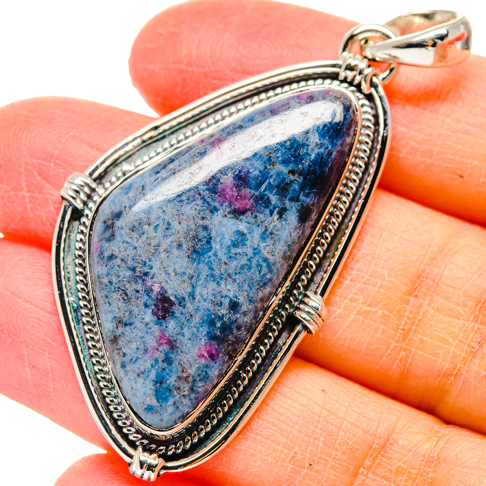 Ruby Fuchsite Pendants handcrafted by Ana Silver Co - PD17372
