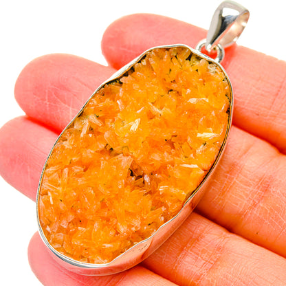 Calcite Crystal Pendants handcrafted by Ana Silver Co - PD17373