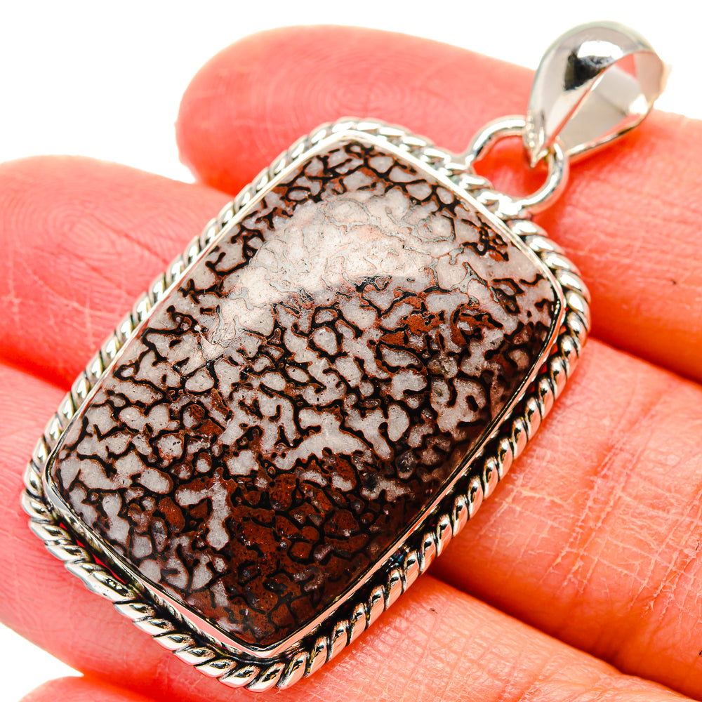 Dinosaur Bone Pendants handcrafted by Ana Silver Co - PD17377