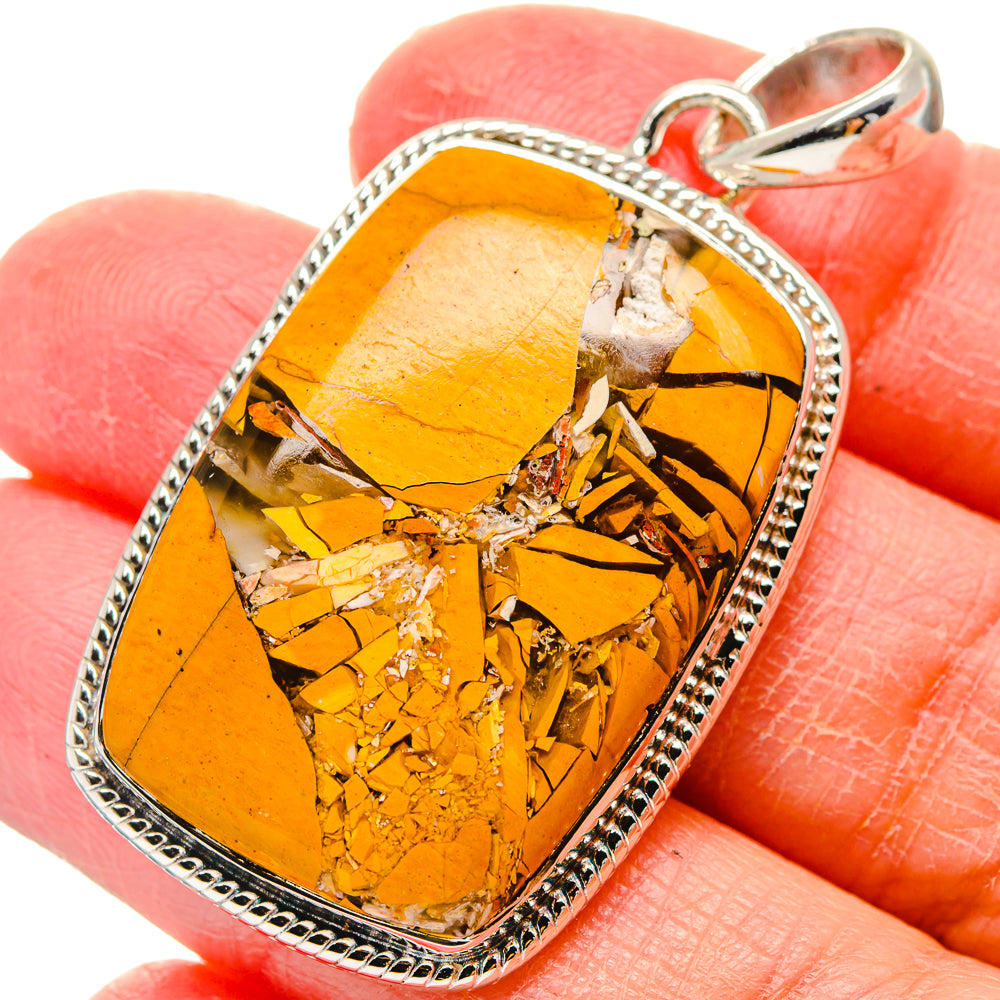 Brecciated Mookaite Pendants handcrafted by Ana Silver Co - PD17379