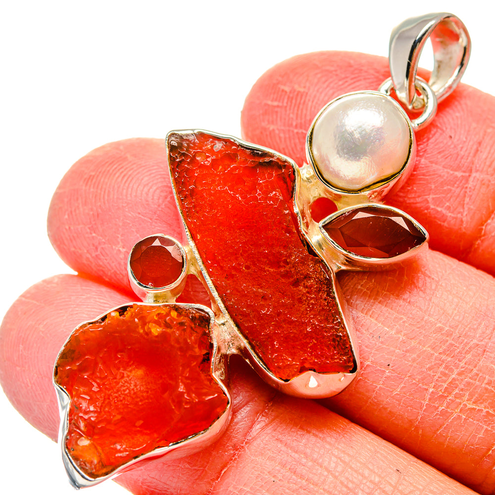Carnelian Pendants handcrafted by Ana Silver Co - PD17380