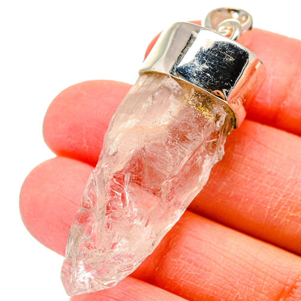 White Quartz Pendants handcrafted by Ana Silver Co - PD17387