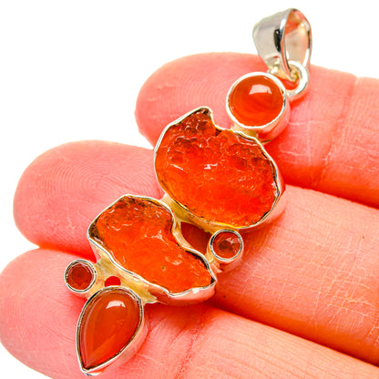 Carnelian Pendants handcrafted by Ana Silver Co - PD17389