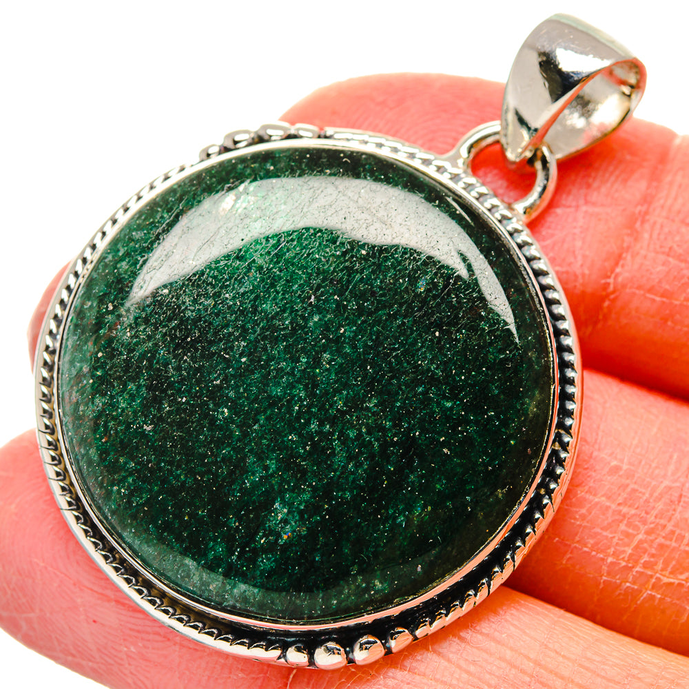Green Aventurine Pendants handcrafted by Ana Silver Co - PD17395