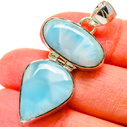 Larimar Pendants handcrafted by Ana Silver Co - PD17406
