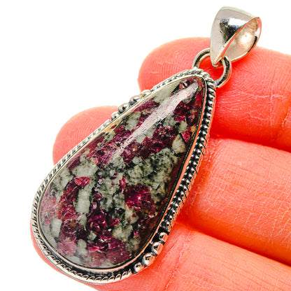 Russian Eudialyte Pendants handcrafted by Ana Silver Co - PD17410