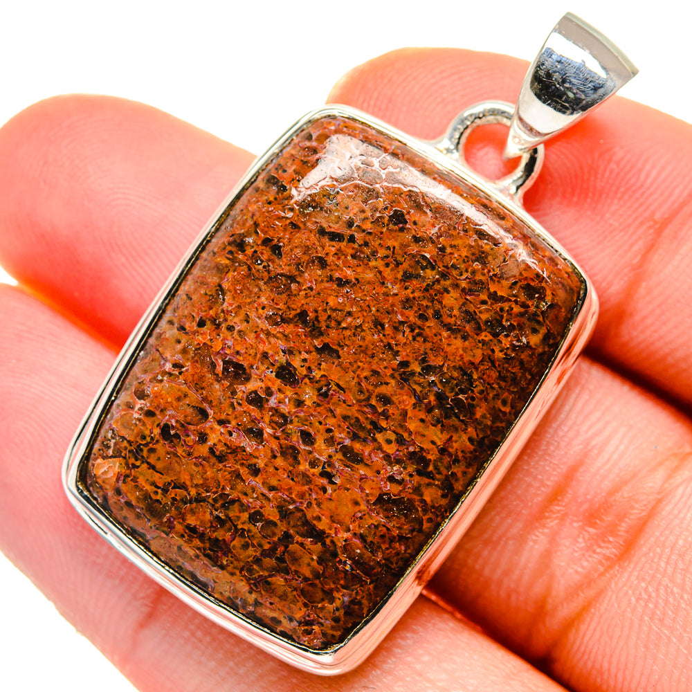 Dinosaur Bone Pendants handcrafted by Ana Silver Co - PD17414